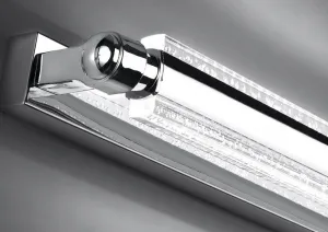 Nástenná lampa do kúpeľne chróm LED pásik 11W 4000K Quasar