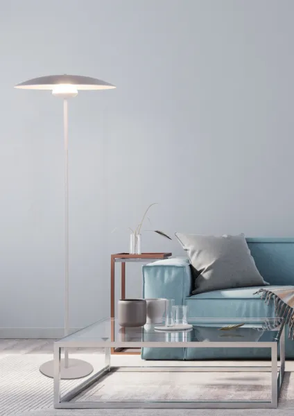 Stojaca lampa biela LED 16W Lund Ledea