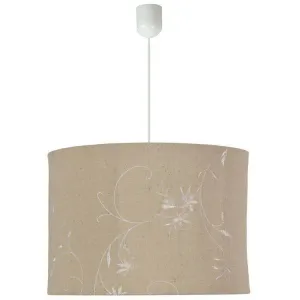 Béžová závesná lampa 25 cm na farmárskom lane