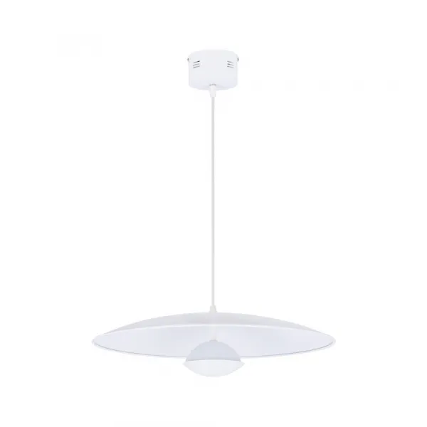 Závesná lampa biela LED 48cm Lund Ledea
