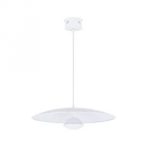 Závesná lampa biela LED 48cm Lund Ledea