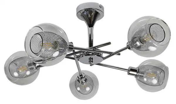 Závesná stropná lampa Ozzo chrómový luster