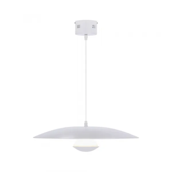 Závesná lampa biela LED 48cm Lund Ledea