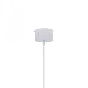 Závesná lampa biela LED 48cm Lund Ledea