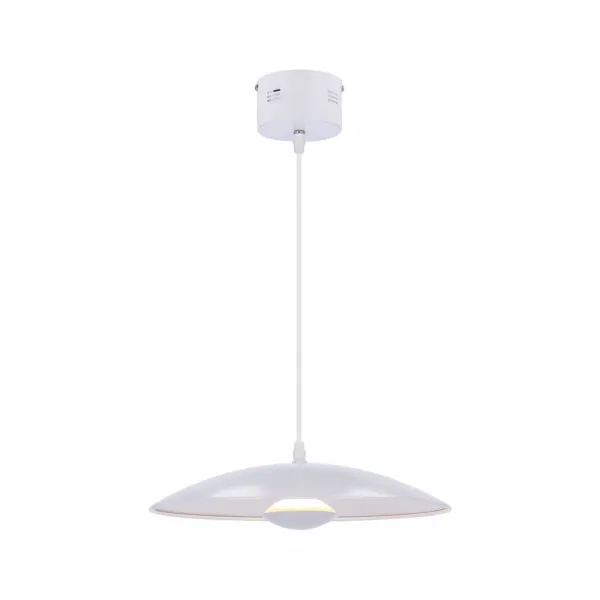 Závesná lampa biela LED 34cm Lund Ledea