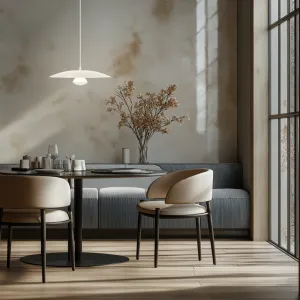 Závesná lampa biela LED 34cm Lund Ledea