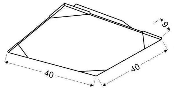 Stropná lampa Aston E27
