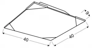 Stropná lampa Aston E27
