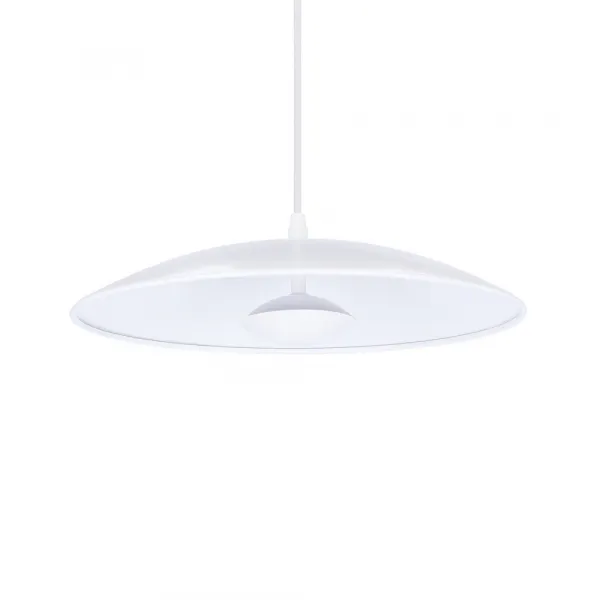Závesná lampa biela LED 34cm Lund Ledea