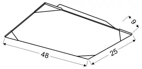 Stropná lampa Cédra E27