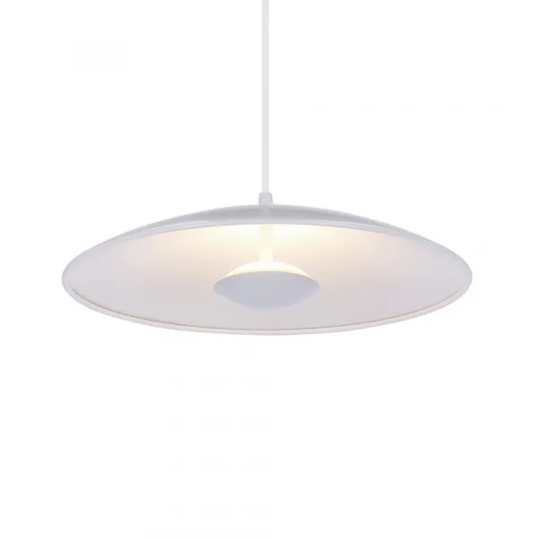 Závesná lampa biela LED 34cm Lund Ledea