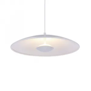 Závesná lampa biela LED 34cm Lund Ledea