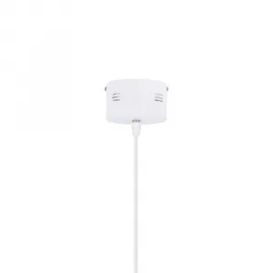 Závesná lampa biela LED 34cm Lund Ledea