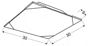 Stropná lampa Cédra E27