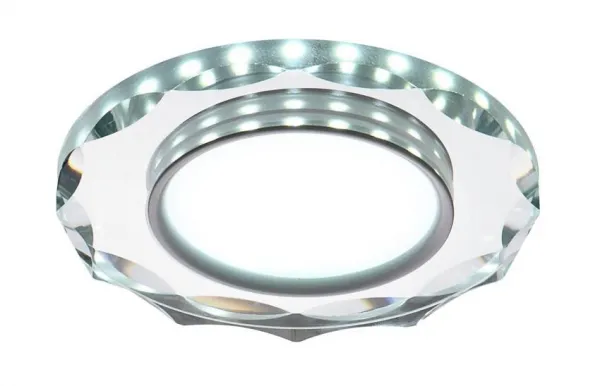 Stropné bodové svietidlo Ssp-25 Ch/Tr+Wh 8W Led 230V prstencové LED biele - POSLEDNÉ KUSY