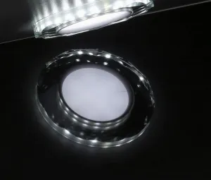 Stropné bodové svietidlo Ssp-25 Ch/Tr+Wh 8W Led 230V prstencové LED biele - POSLEDNÉ KUSY