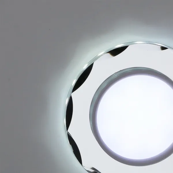 Stropné bodové svietidlo Ssp-25 Ch/Tr+Wh 8W Led 230V prstencové LED biele - POSLEDNÉ KUSY