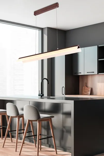 Apeti Curacoa LED hnedá závesná stropná lampa 4000K