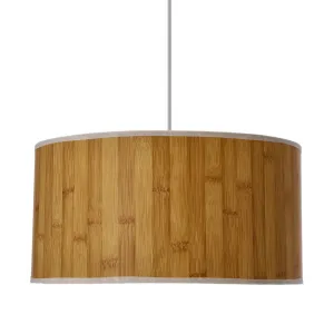 Stropná lampa závesná 1xE27 borovicové DREVO