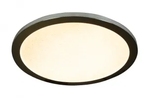 Kúpeľňová stropná lampa PIXEL minimalistická - strieborný chróm 40 cm - okrúhle LED stropné svietidlo so stmievaním 3000K 24W IP44