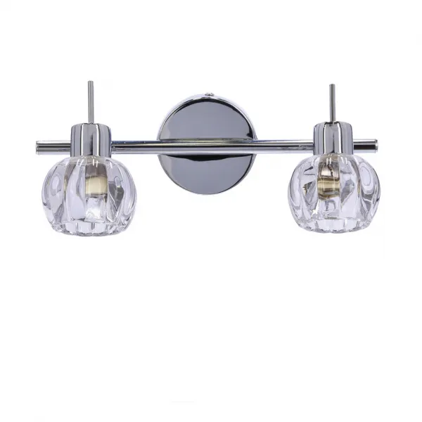Nástenná svietiaca páska 2X40W G9 chróm BOMBOLA
