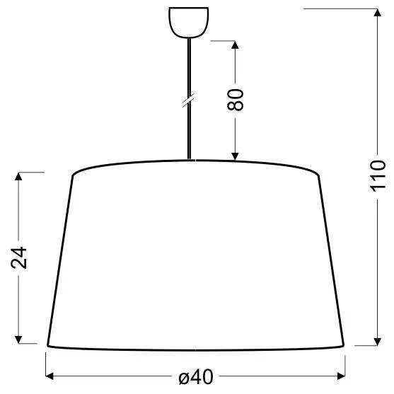 Stropná lampa Tiger E27