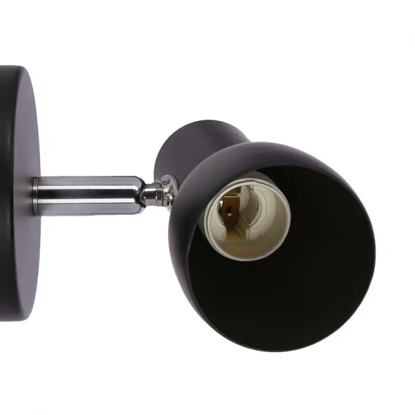 Nástenná lampa 1X40W E14 matná čierna PICARDO