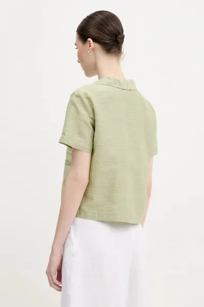 Košeľa s prímesou ľanu United Colors of Benetton