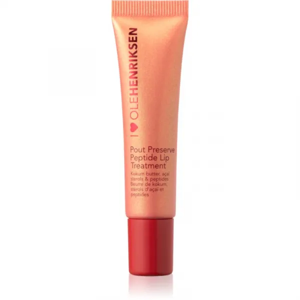 OLEHENRIKSEN Pout Preserve Peptide Lip Treatment hydratačný lesk na pery odtieň Strawberry Sorbet Glimmer 12 ml