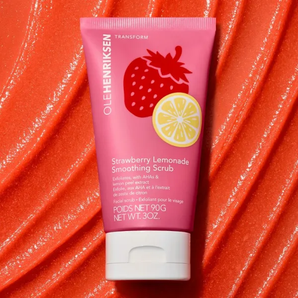 OLEHENRIKSEN Transform Strawberry Lemonade Smoothing Scrub pleťový peeling s exfoliačným účinkom 90 g