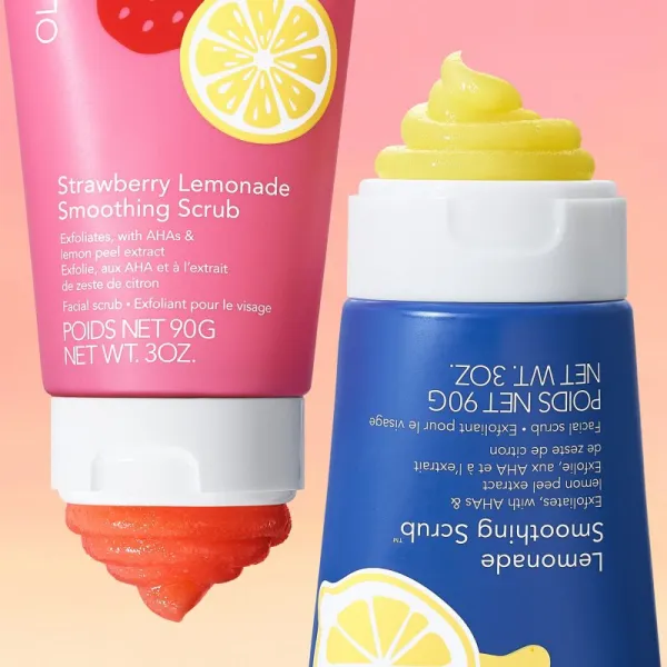 OLEHENRIKSEN Transform Strawberry Lemonade Smoothing Scrub pleťový peeling s exfoliačným účinkom 90 g