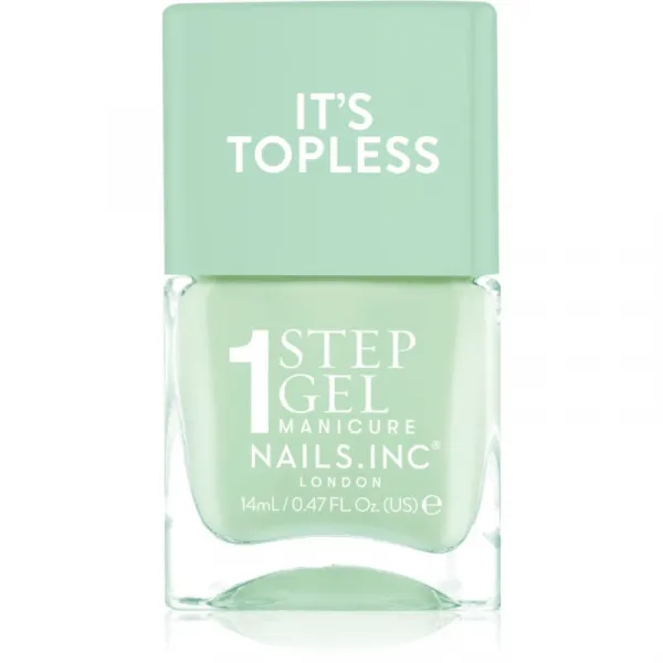 Nails Inc. It’s Topless gélový lak na nechty pre dlhotrvajúci efekt odtieň Camilla 14 ml