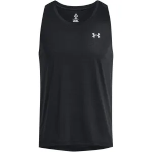 Under Armour LAUNCH SINGLET Pánske tielko, čierna, veľkosť