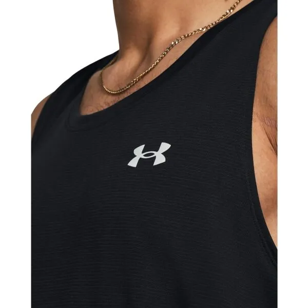 Under Armour LAUNCH SINGLET Pánske tielko, čierna, veľkosť