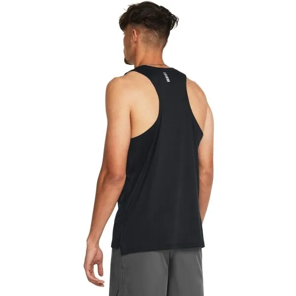 Under Armour LAUNCH SINGLET Pánske tielko, čierna, veľkosť