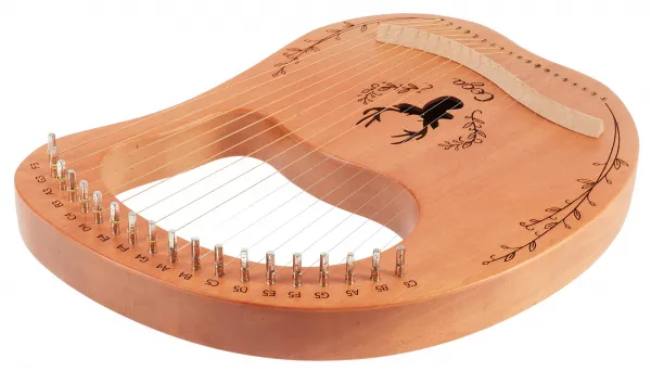 Cega Lyre Harp 19 Strings Natural