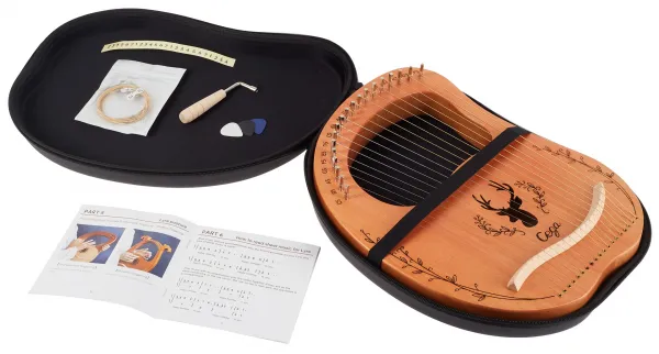 Cega Lyre Harp 19 Strings Natural