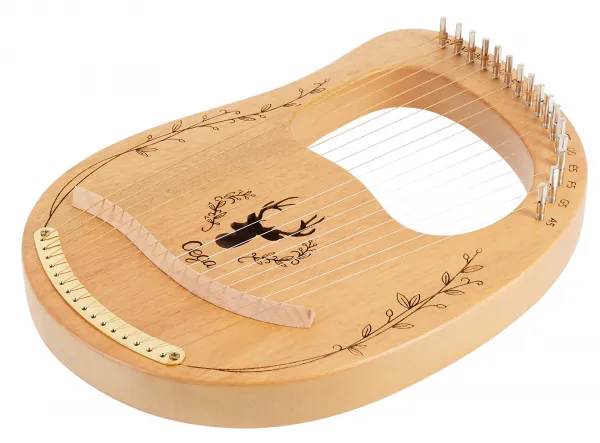 Cega Lyre Harp 16 Strings Natural