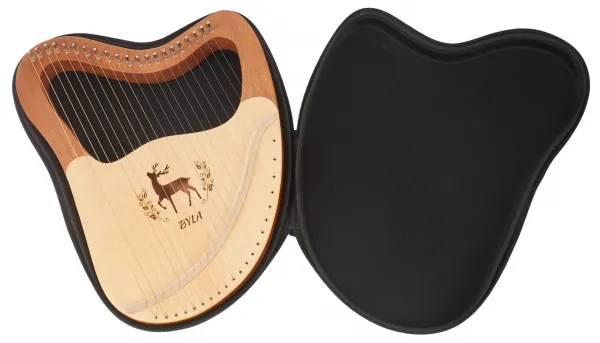 Byla Lyre Harp 21 Strings Coffee