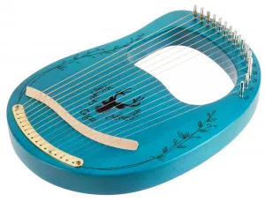 Cega Lyre Harp 16 Strings Blue