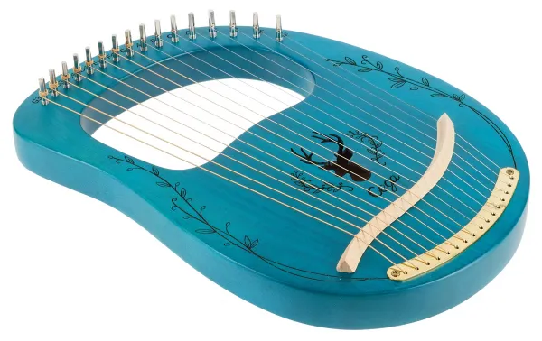 Cega Lyre Harp 16 Strings Blue