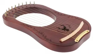 Cega Lyre Harp 10 Strings Coffee