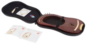 Cega Lyre Harp 10 Strings Coffee