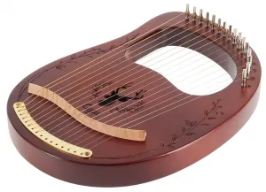 Cega Lyre Harp 16 Strings Coffee