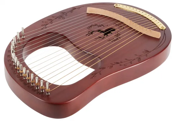 Cega Lyre Harp 16 Strings Coffee
