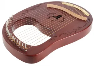 Cega Lyre Harp 16 Strings Coffee