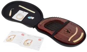 Cega Lyre Harp 16 Strings Coffee