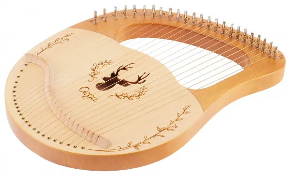 Cega Lyre Harp 24 String Natural