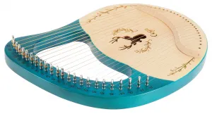 Cega Lyre Harp 24 String Blue
