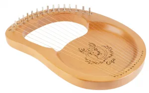 Cega Lyre Harp Rounded 16 Strings Natural